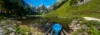 0024 Seealpsee mit Säntis im Hintergrund Appenzell