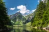0031 Seealpsee mit Säntis im Hintergrund Kanton Appenzell